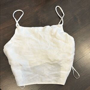 White Women's Camisole Top